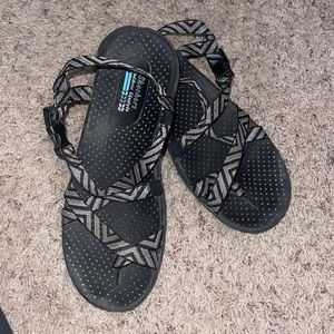 Sketchers Outdoor Lifestyle Sandals - very similar to chacos, just much lighter!